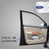 PARASOL CUBRESOL ANTIUV PLEGABLE C/ VENTOSAS LOGO FORD - Imagen 4