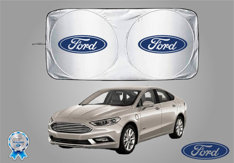 PARASOL CUBRESOL ANTIUV PLEGABLE C/ VENTOSAS LOGO FORD - Imagen 10