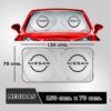PARASOL CUBRESOL ANTIUV PLEGABLE C/ VENTOSAS LOGO NISSAN - Imagen 2